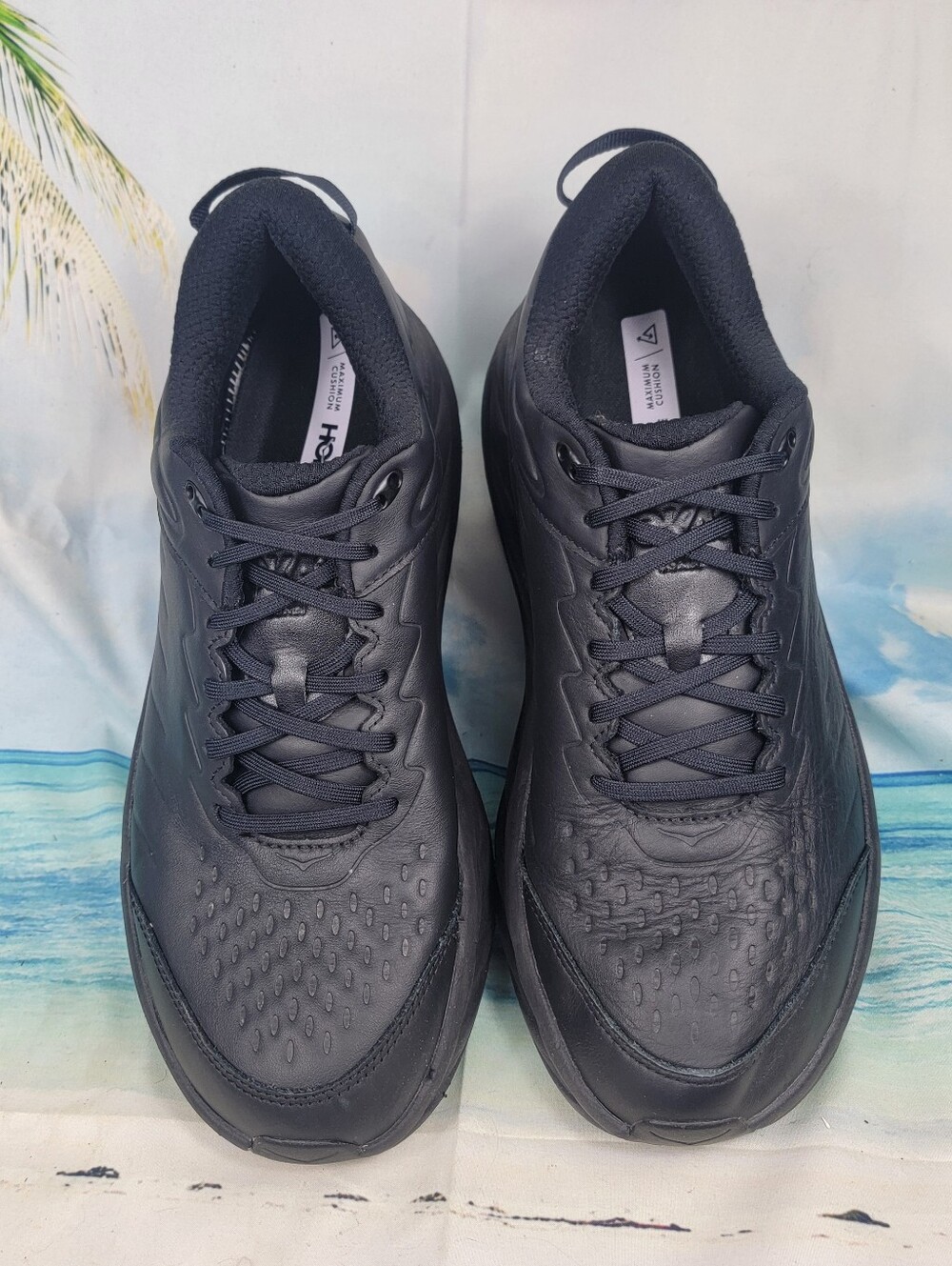Hoka Bondi SR Black Slip Resistant Mens 14 - Picture 3 of 9